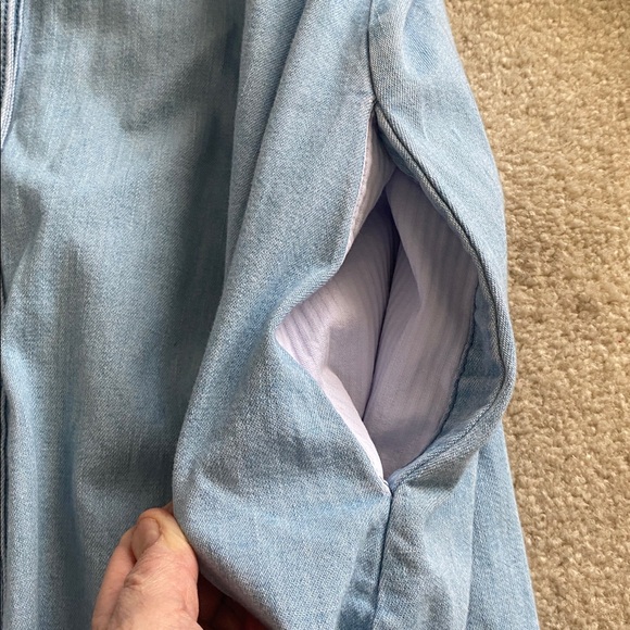 We the free size large Sammi light wash denim mini dress - Picture 10 of 11